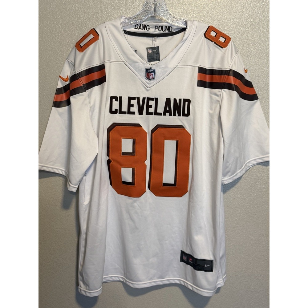 Nike Cleveland Browns Jarvis Landry Stitch Jersey Large Men Nike Dawg Pound NWT